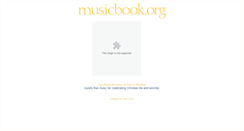 Desktop Screenshot of musicbook.org